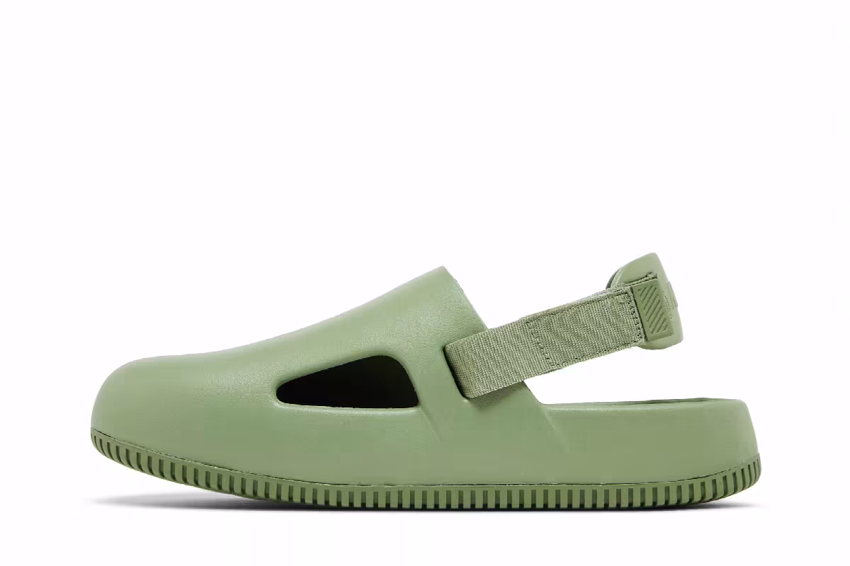 Nike Calm Mule Oil Green, view 4