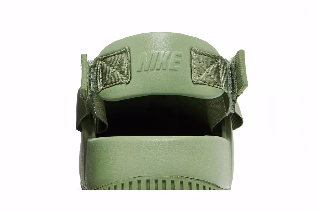 Nike Calm Mule Oil Green, view 8