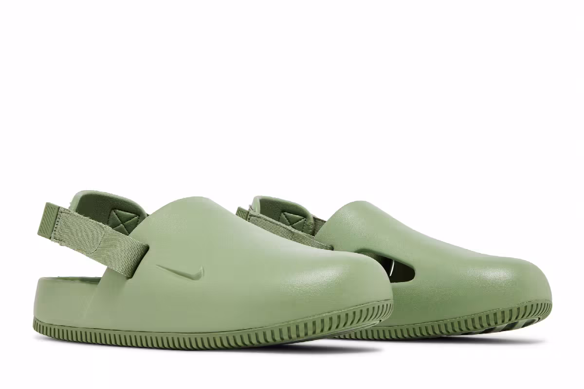 Nike Calm Mule Oil Green, view 9