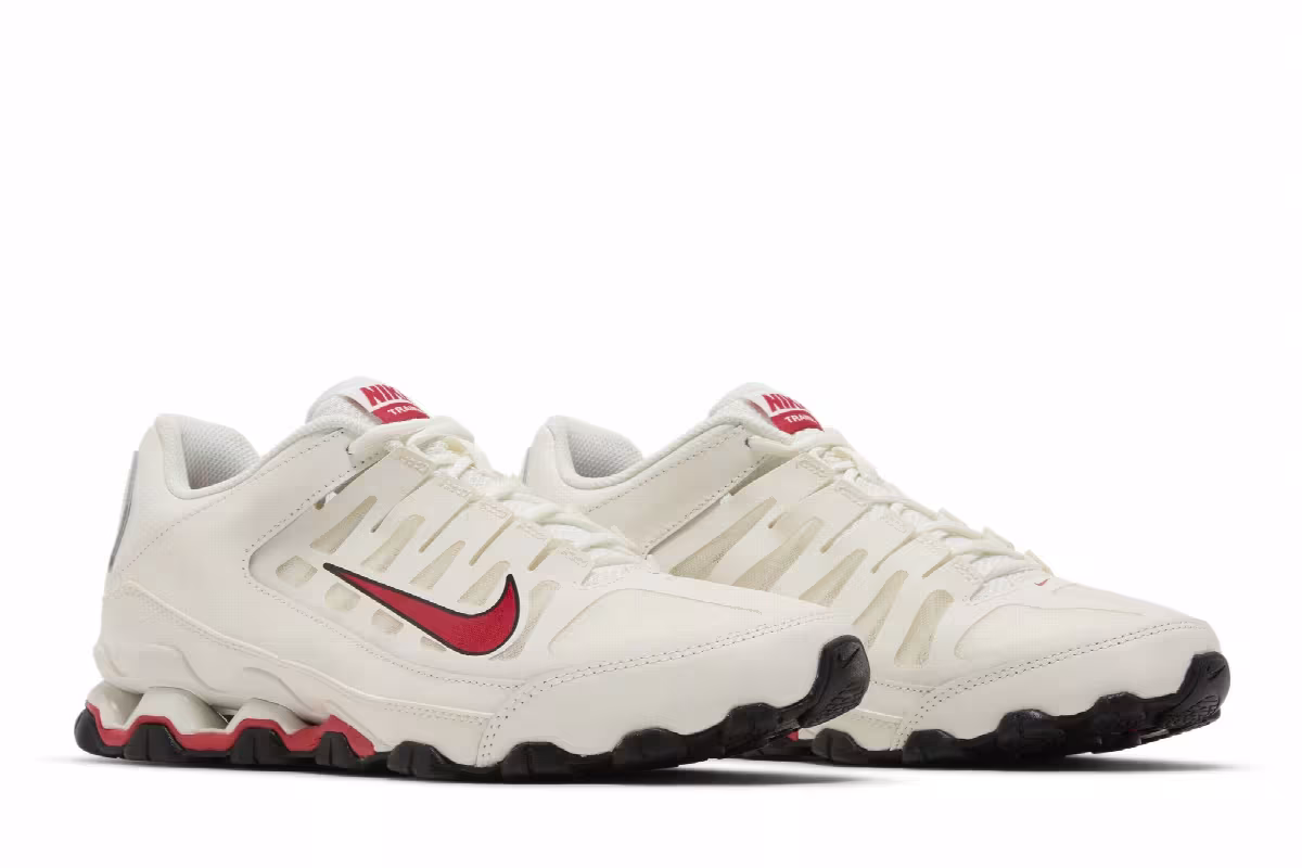 Nike Reax 8 TR Mesh Sail Mystic Red, view 9