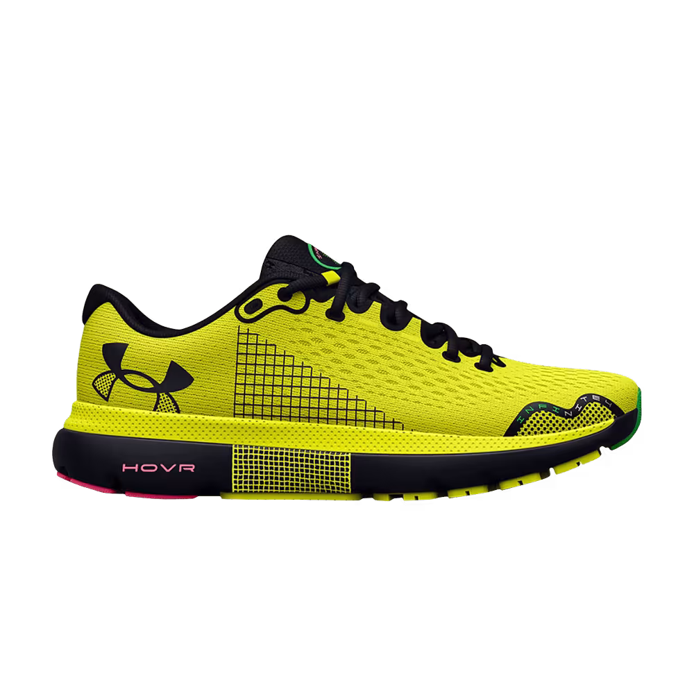 Under Armour HOVR Infinite 4 Yellow Ray Pink