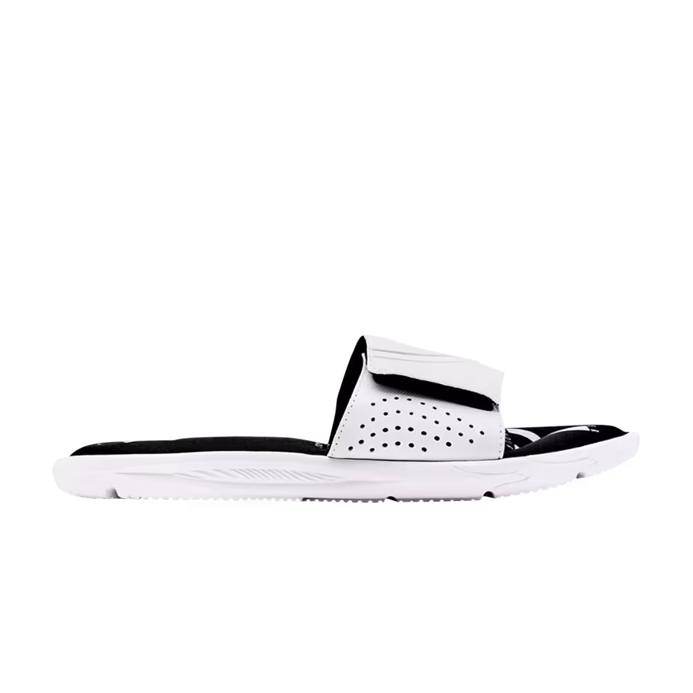 Under Armour Ignite 6 Graphic Strap Slide White