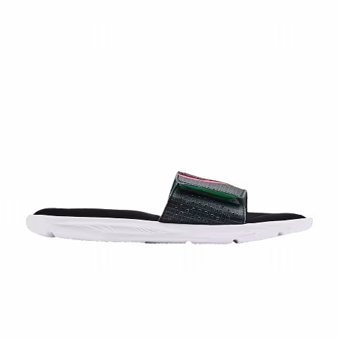 Under Armour Ignite 6 Graphic Strap Slide 'Black Cerise'
