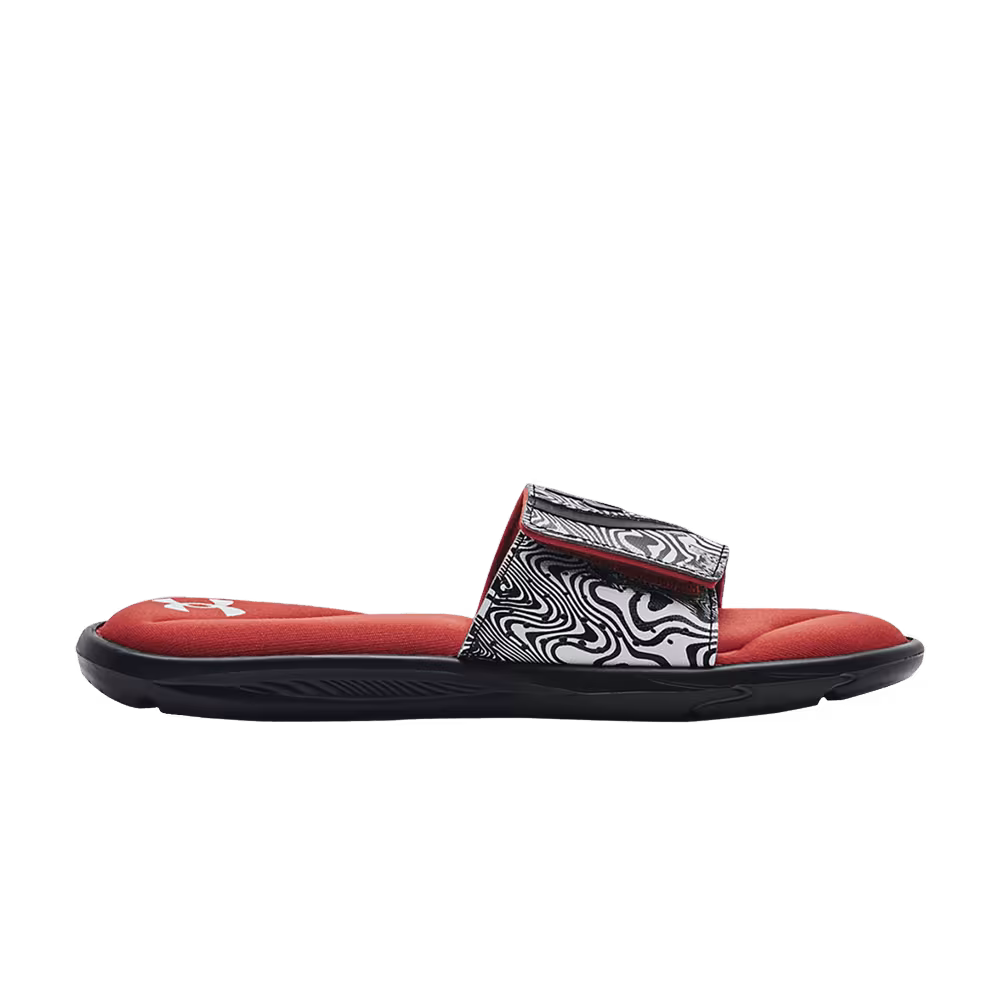 Under Armour Ignite 6 Graphic Strap Slide Psychedelic Stripe