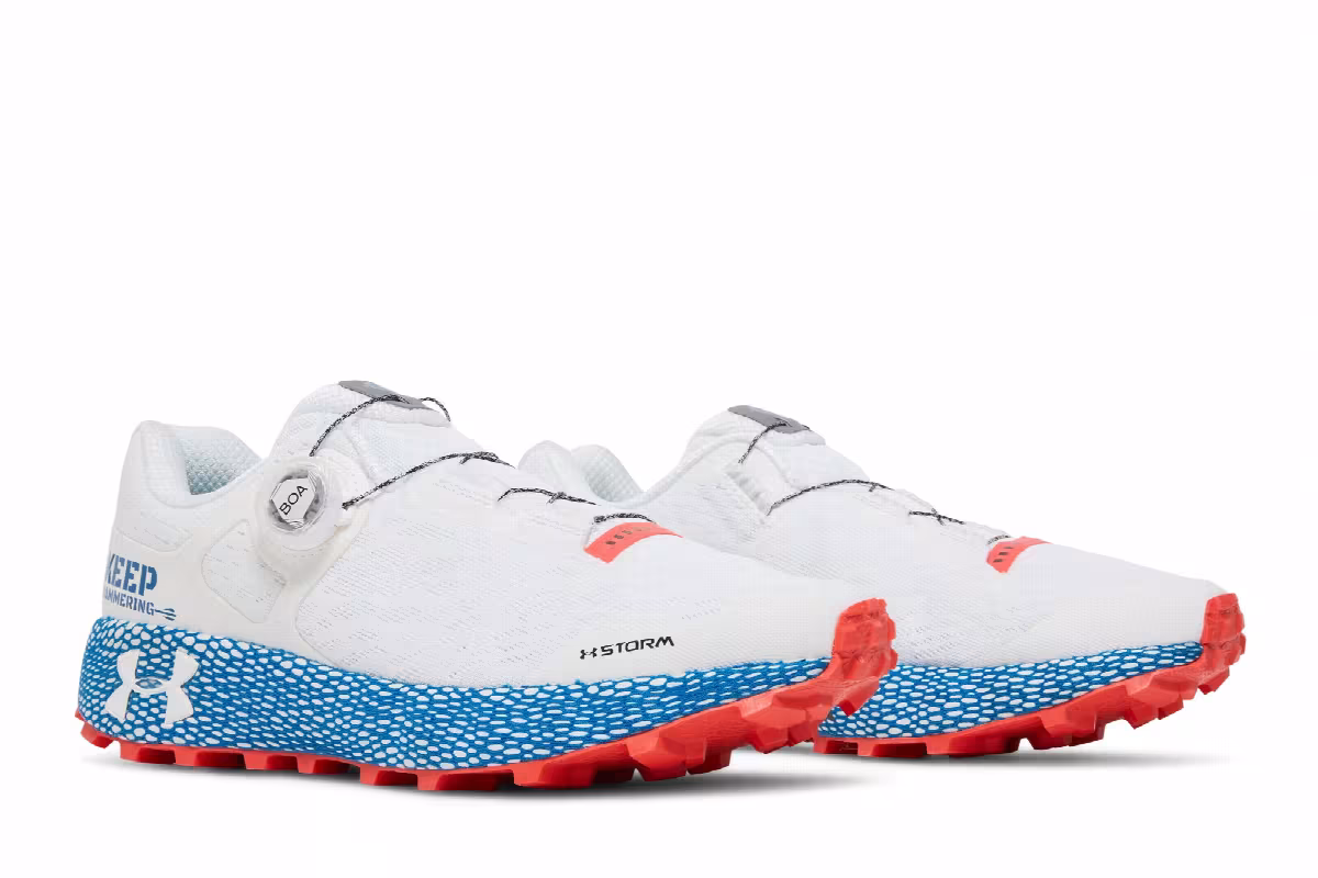 Under Armour HOVR Machina Off Road CH1 White Cruise Blue, view 9