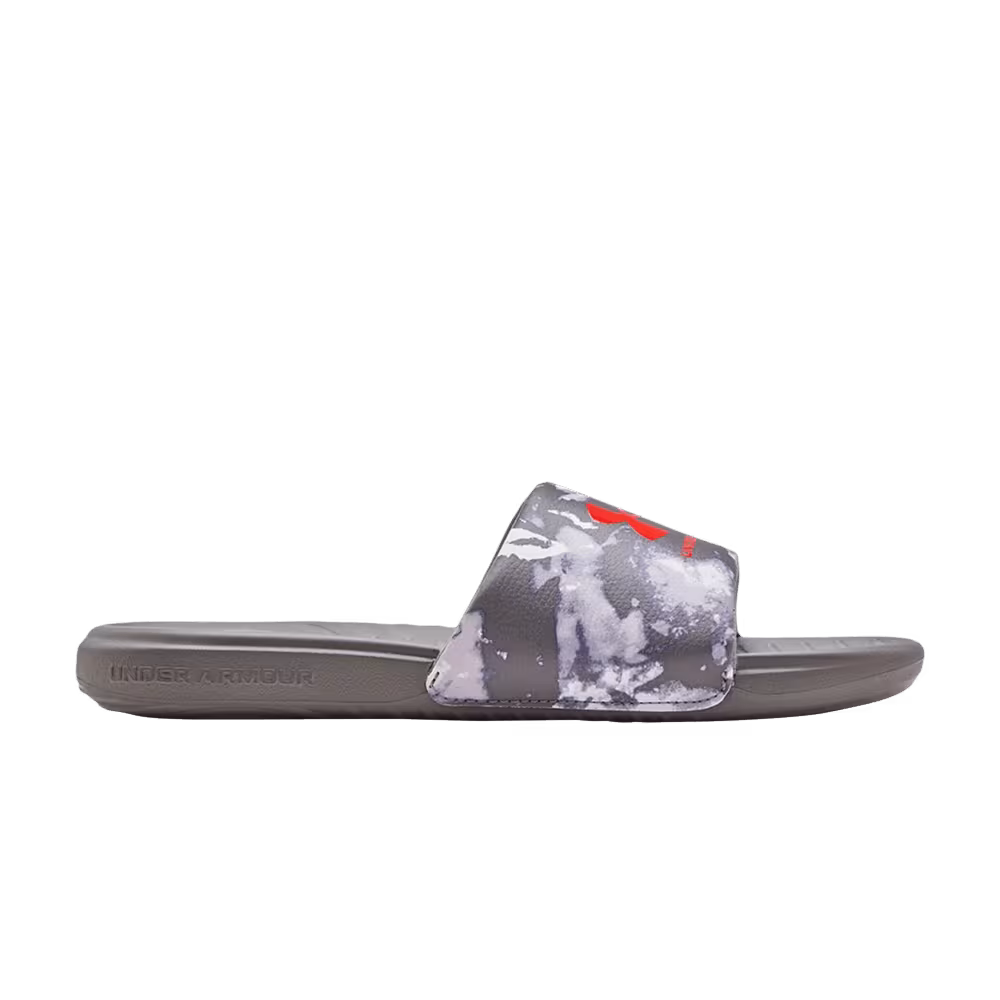 Under Armour Ansa Graphic Slide Concrete White