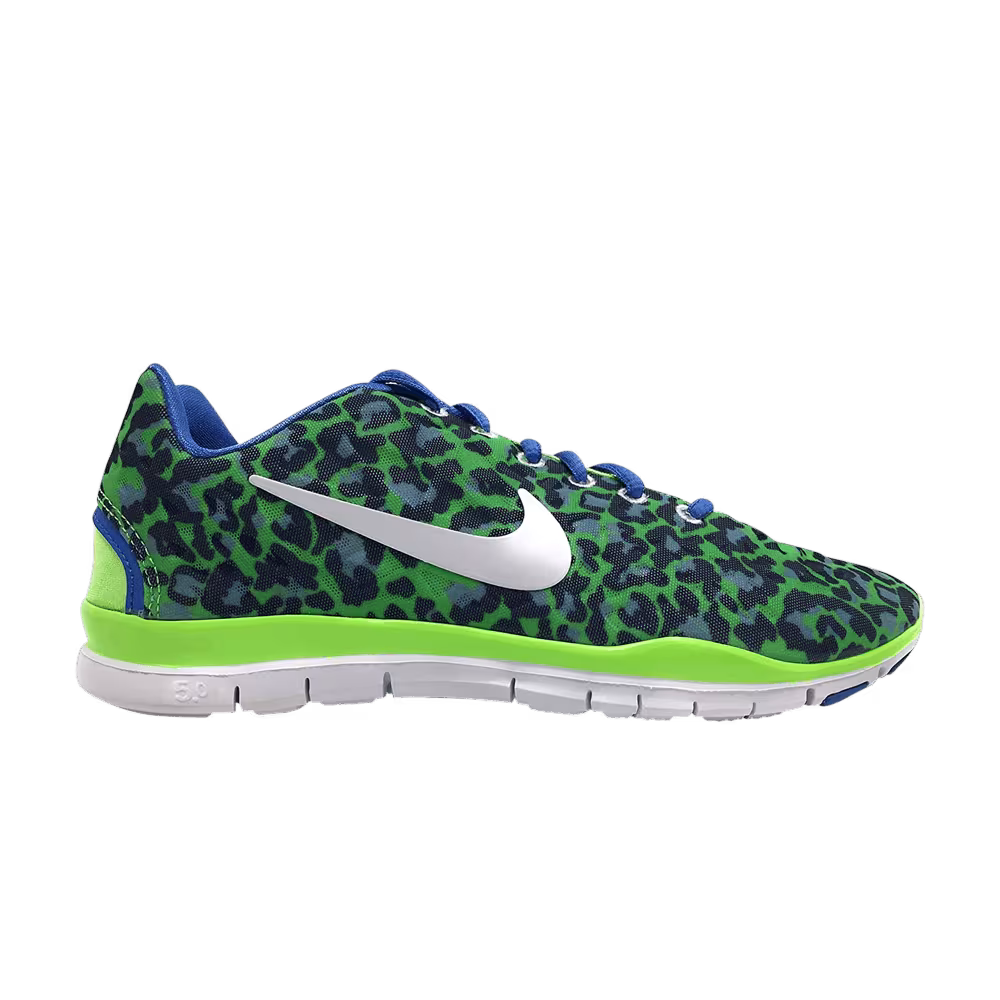 Nike Women's Free Trainer Fit 3 Flash Lime Leopard