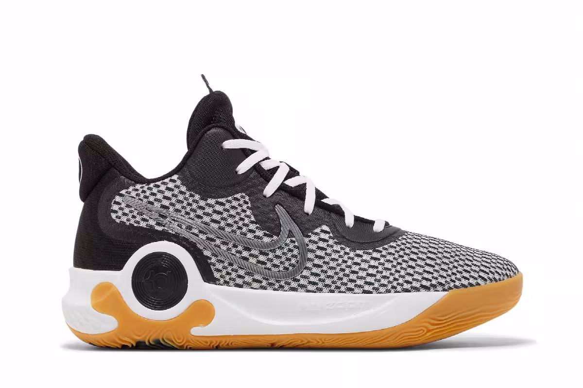 Nike KD Trey 5 IX Black Metallic Cool Grey, view 2