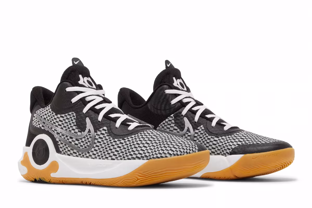 Nike KD Trey 5 IX Black Metallic Cool Grey, view 9