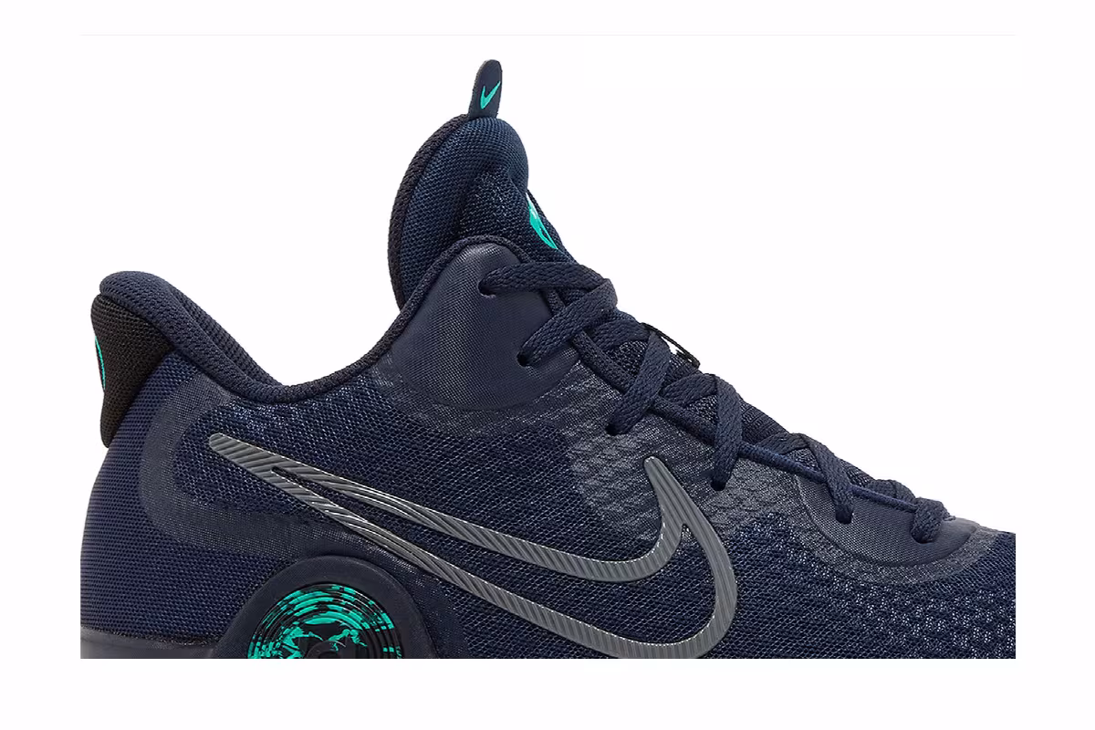Nike KD Trey 5 IX Obsidian Clear Emerald, view 3