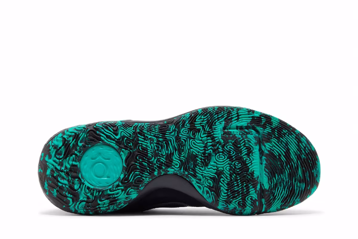 Nike KD Trey 5 IX Obsidian Clear Emerald, view 5