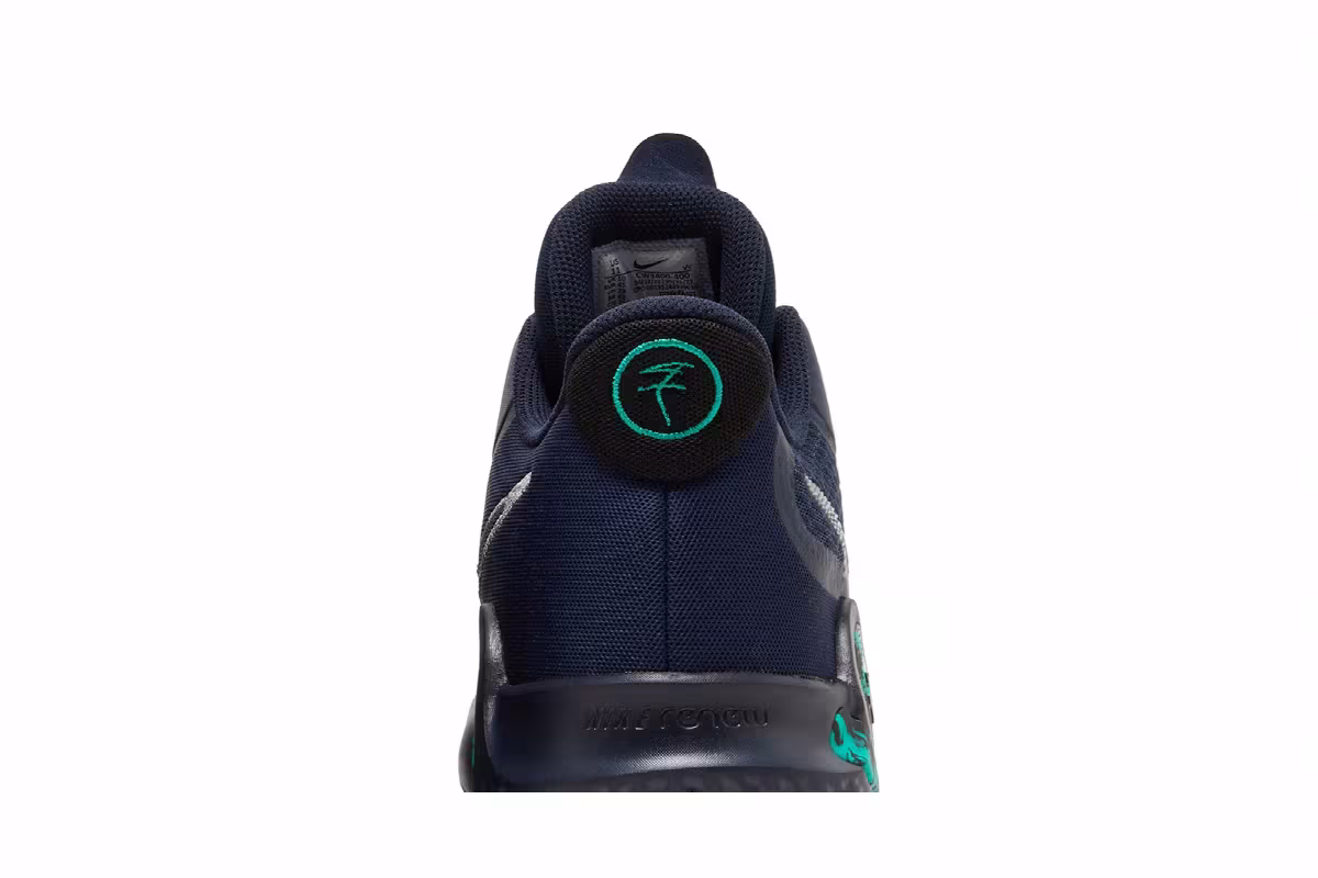 Nike KD Trey 5 IX Obsidian Clear Emerald, view 8