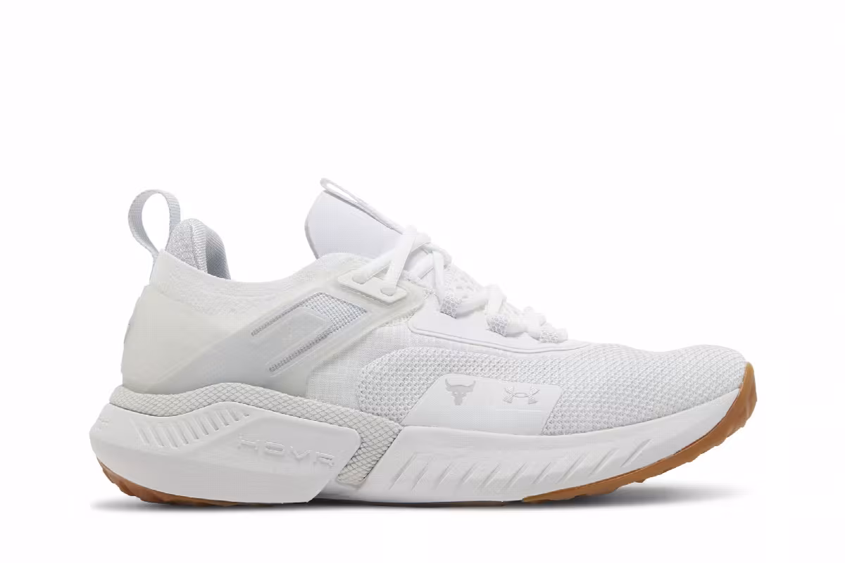 Under Armour Project Rock 5 White Gum, view 2