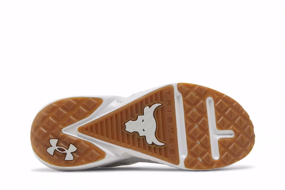 Under Armour Project Rock 5 White Gum, view 5