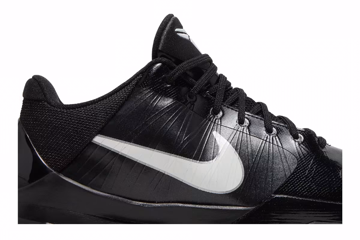Nike Zoom Kobe 5 TB Black White, view 3