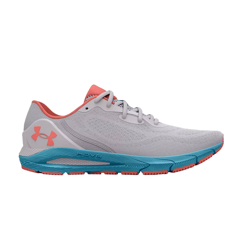 Under Armour Women's HOVR Sonic 5 Halo Grey Fresco Blue