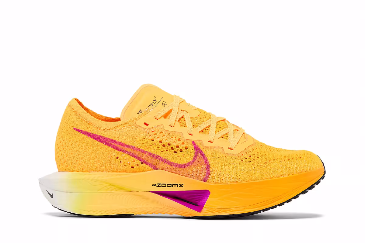Nike Women's ZoomX VaporFly Next% 3 Laser Orange, view 2