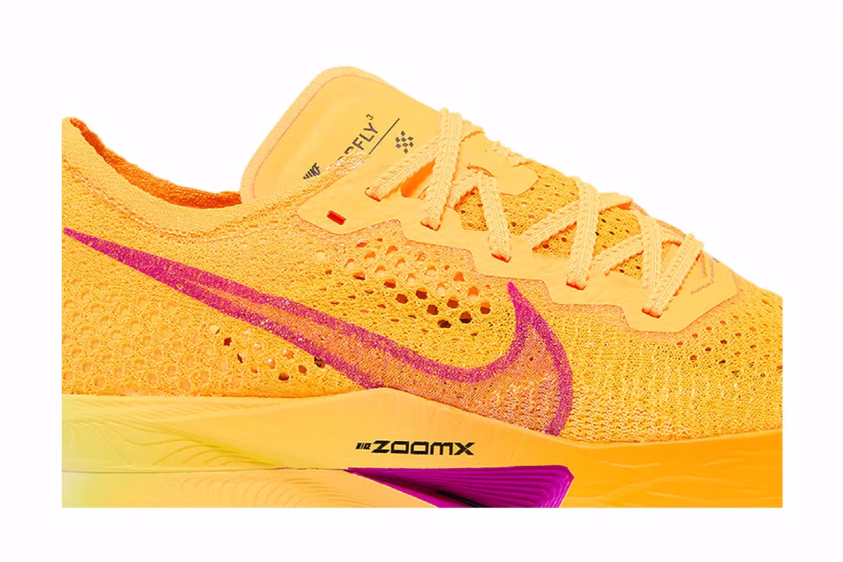 Nike Women's ZoomX VaporFly Next% 3 Laser Orange, view 3