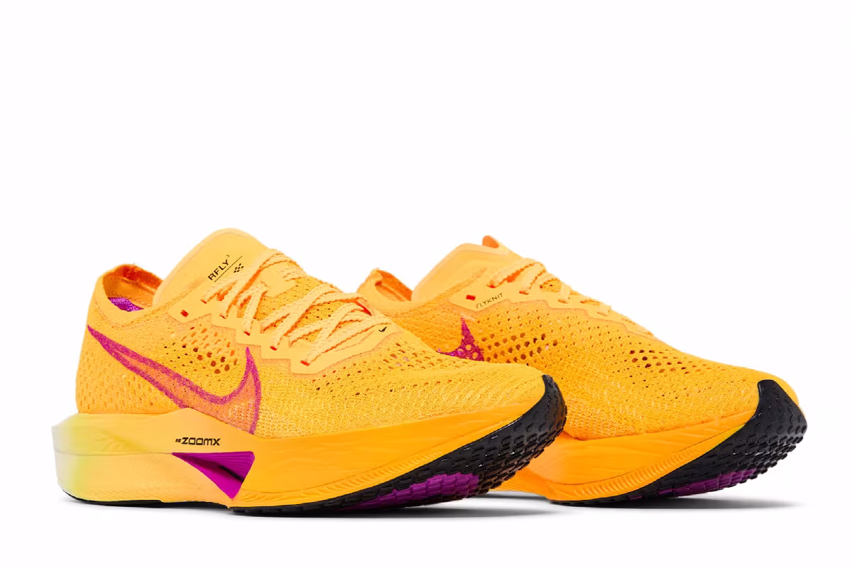 Nike Women's ZoomX VaporFly Next% 3 Laser Orange, view 9