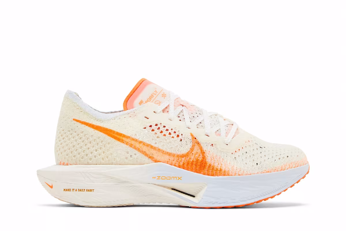 Nike Women's ZoomX VaporFly Next% 3 Bright Mandarin, view 2