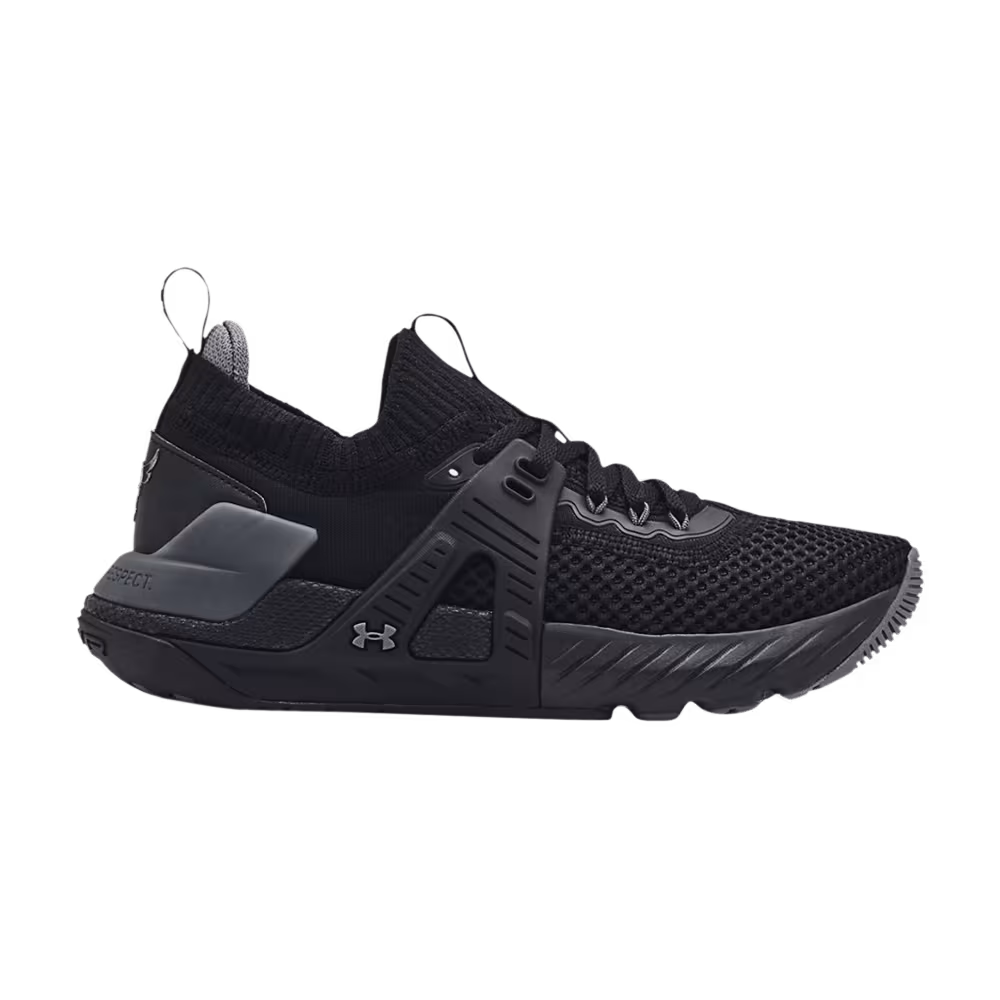 Under Armour Women's Project Rock 4 Black Pitch Grey