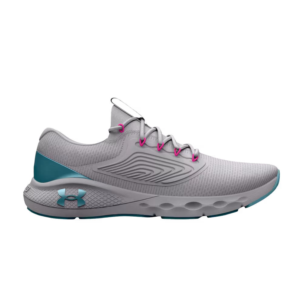 Under Armour Women's Charged Vantage 2 Halo Grey Blue Pink