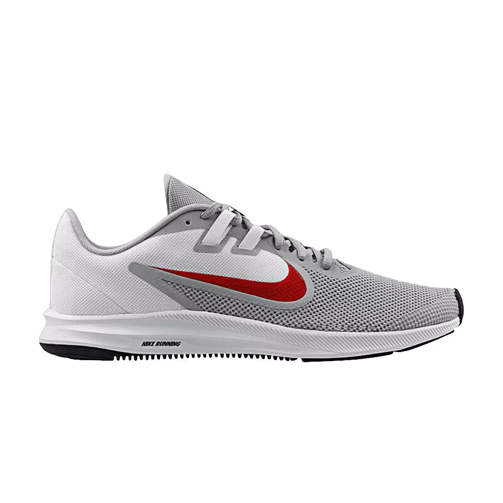 Nike Downshifter 9 Wolf Grey Red