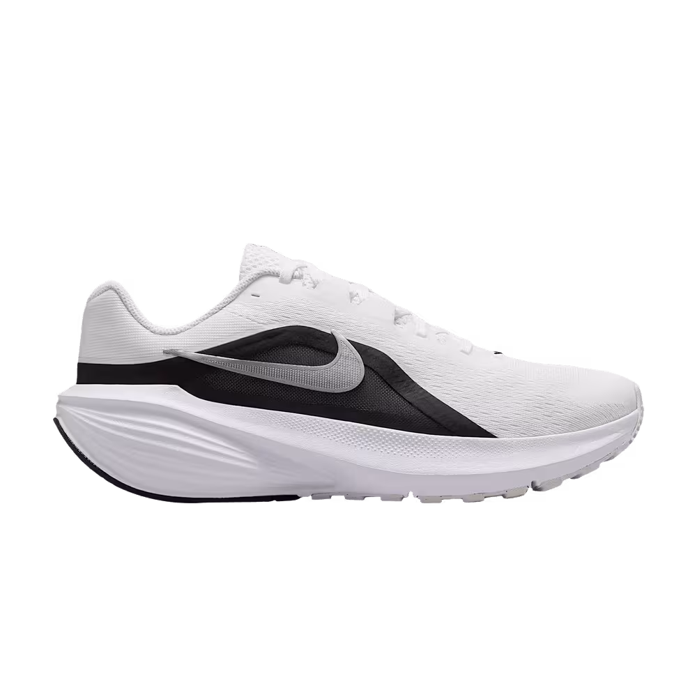 Nike Downshifter 14 White Black Metallic Silver