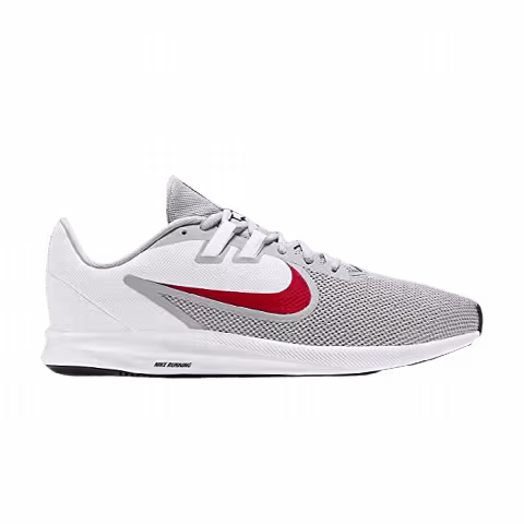 Nike Downshifter 9 4E Wide 'Wolf Grey University Red'
