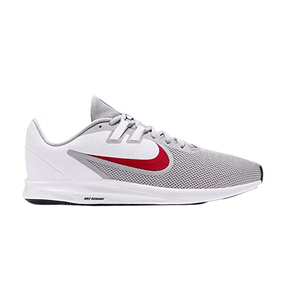 Nike Downshifter 9 4E Wide Wolf Grey University Red