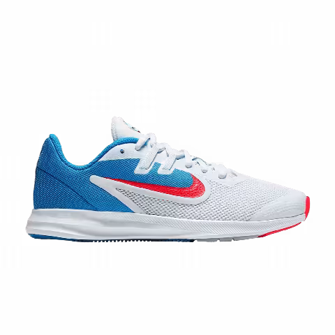 Nike Downshifter 9 Heat Check GS 'White Photo Blue Red Orbit'