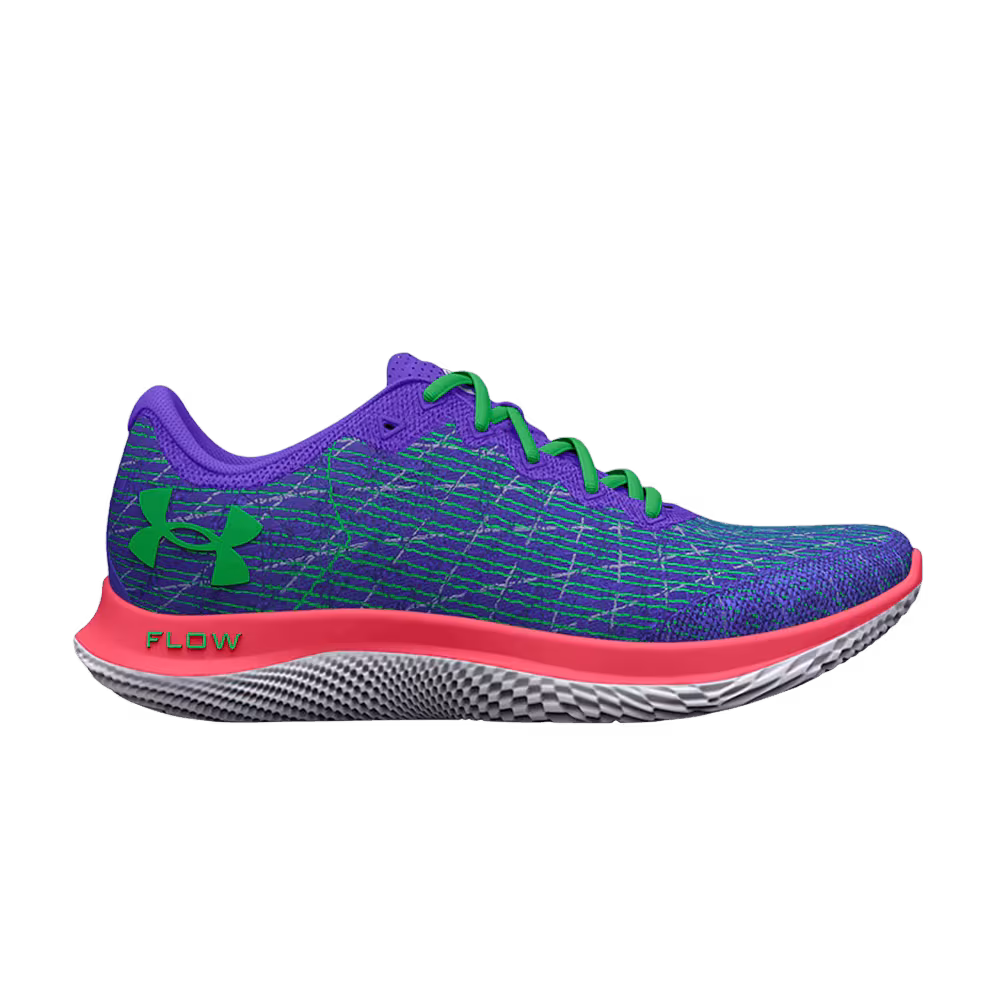 Under Armour Women's Flow Velociti Wind 2 Brilliant Violet Blitz Red