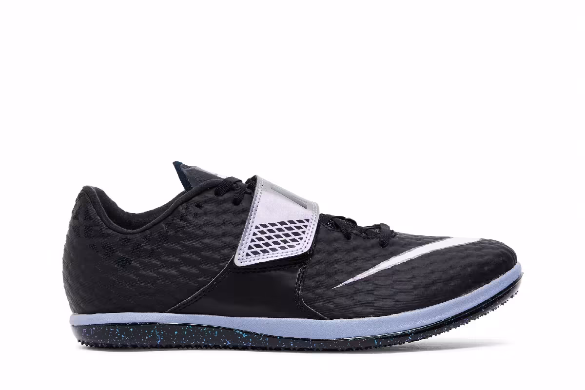 Nike High Jump Elite Black Indigo Fog Speckled, view 2