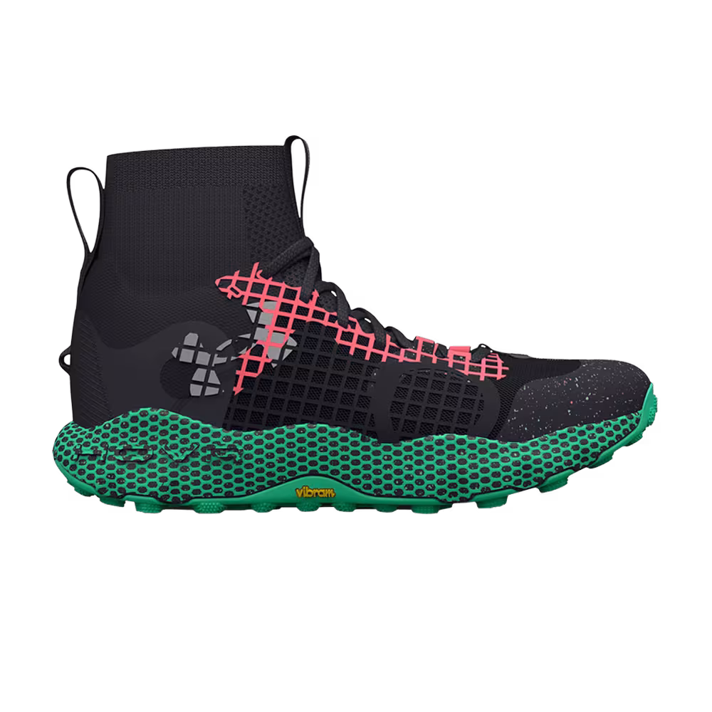 Under Armour HOVR Ridge Trek Black Chestnut Red Green