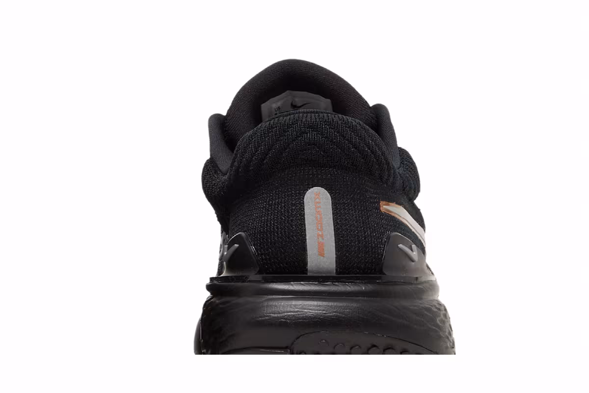 Nike Women's ZoomX Invincible Run Flyknit 2 Black Metallic Copper, view 8