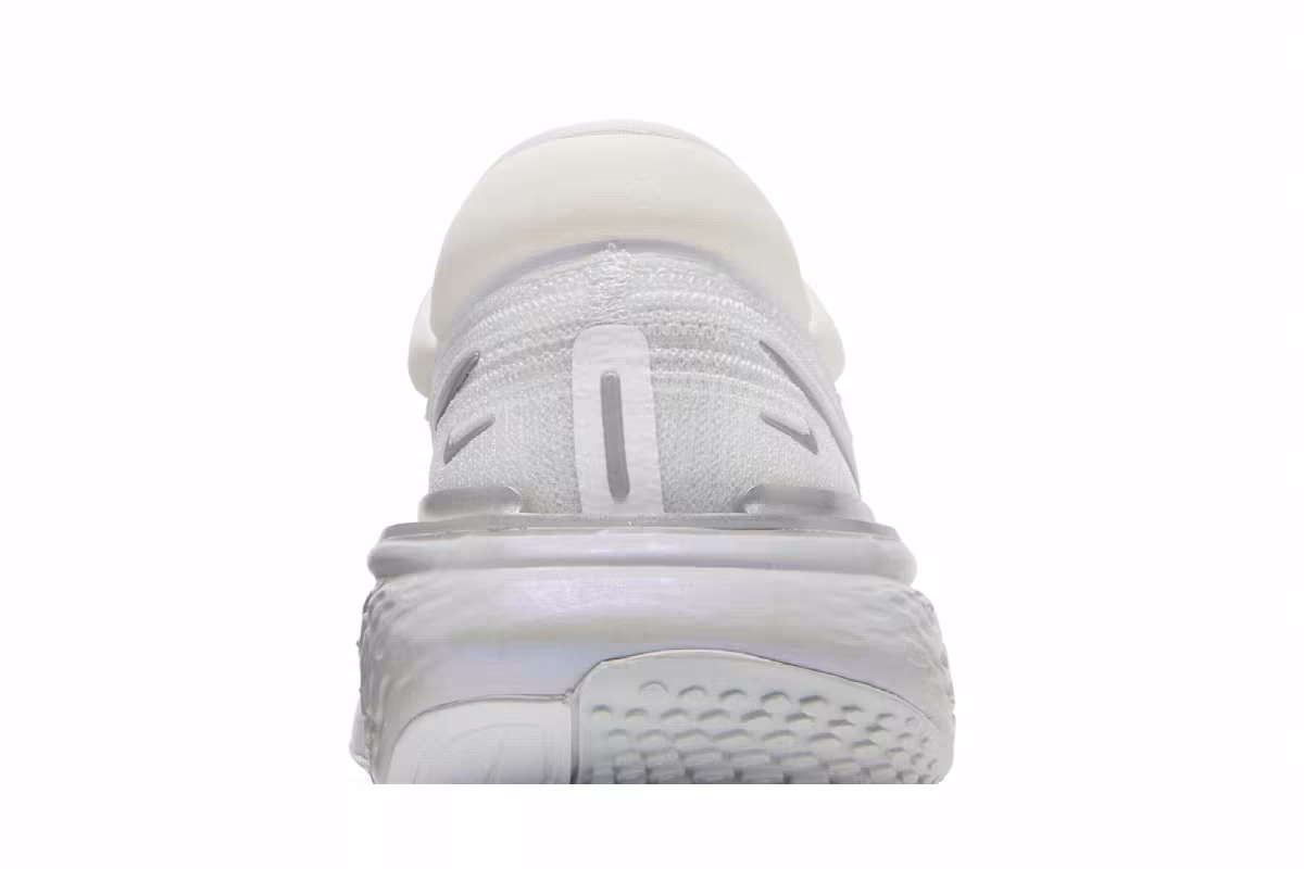 Nike Women's ZoomX Invincible Run Flyknit White Metallic Silver, view 8