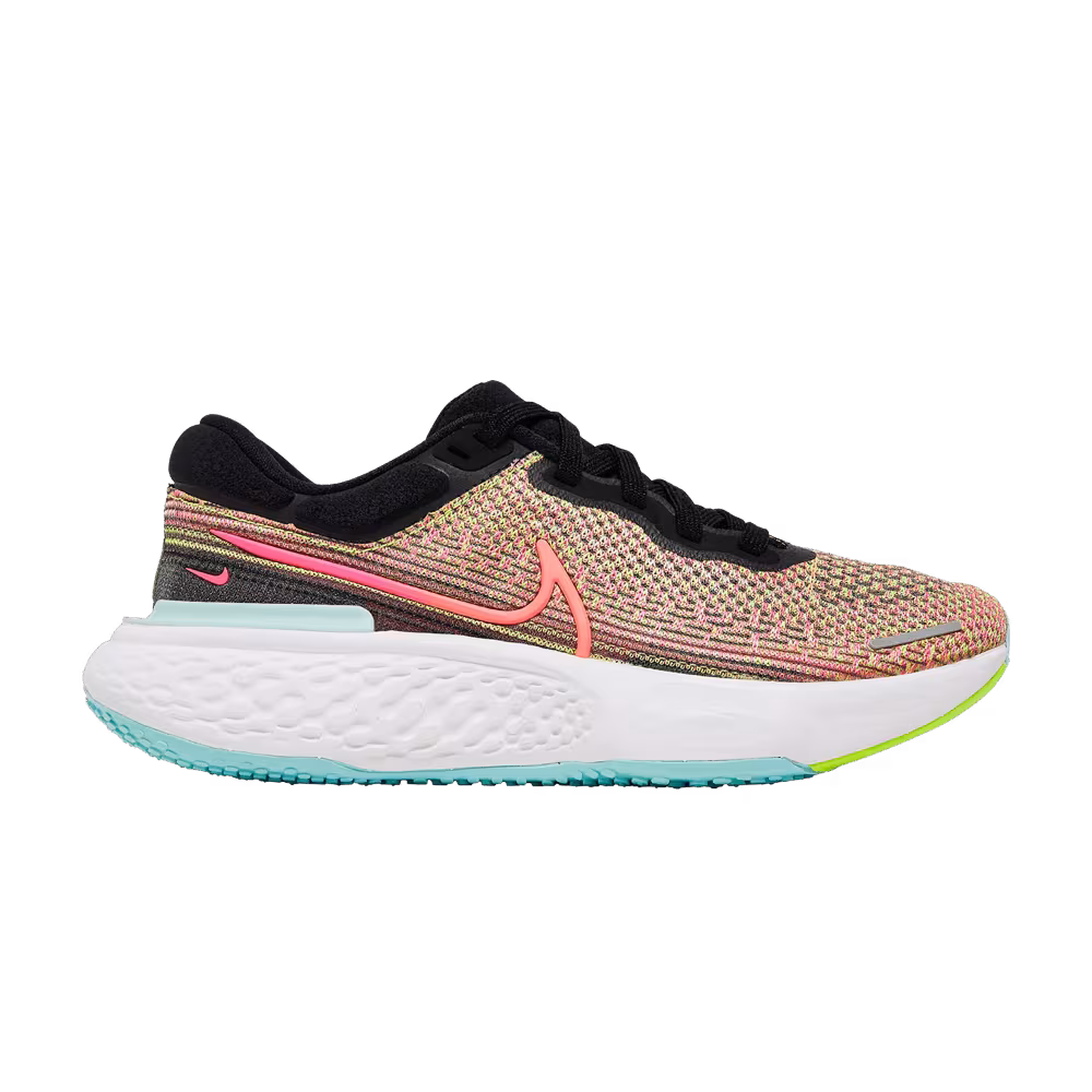 Nike Women's ZoomX Invincible Run Flyknit Volt Bright Mango