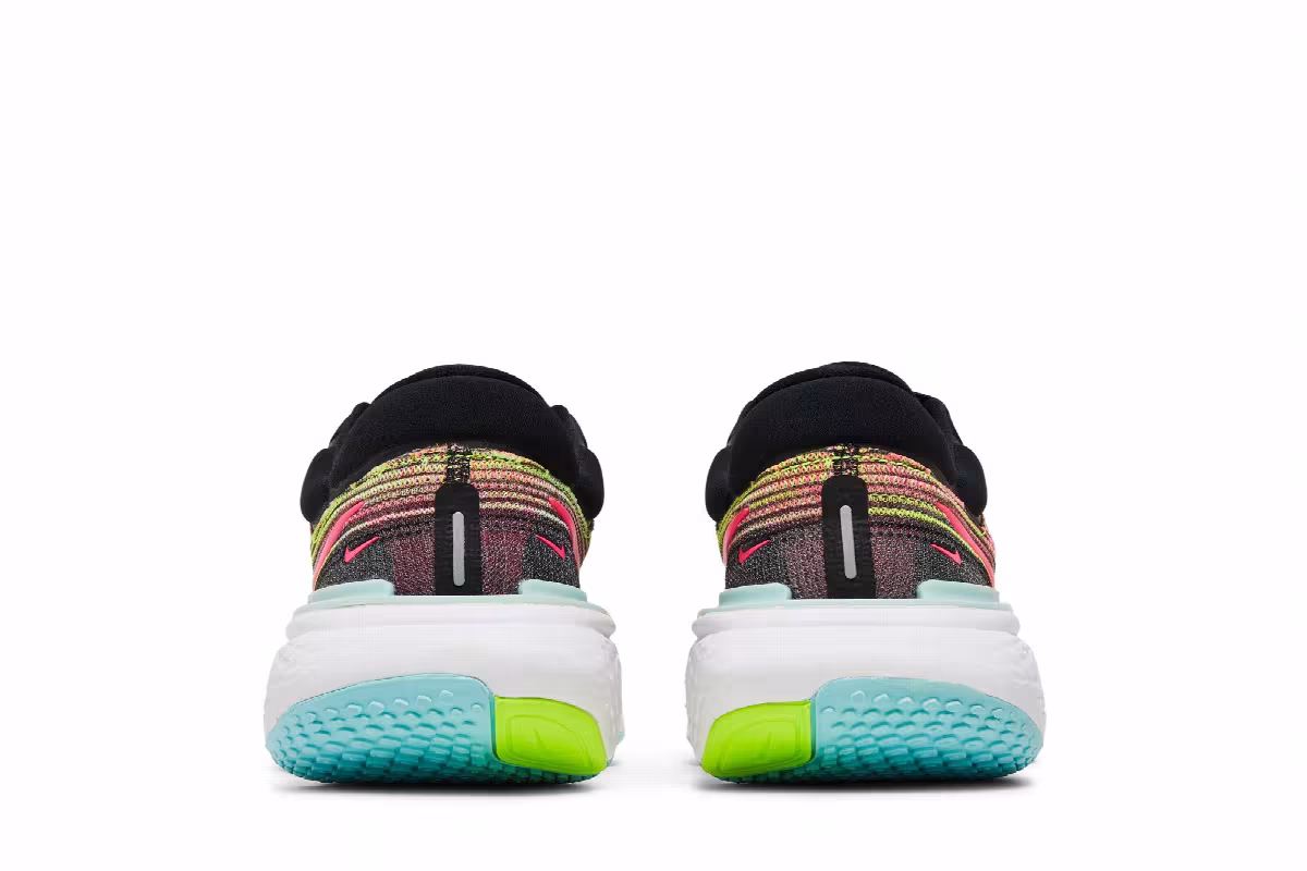 Nike Women's ZoomX Invincible Run Flyknit Volt Bright Mango, view 7