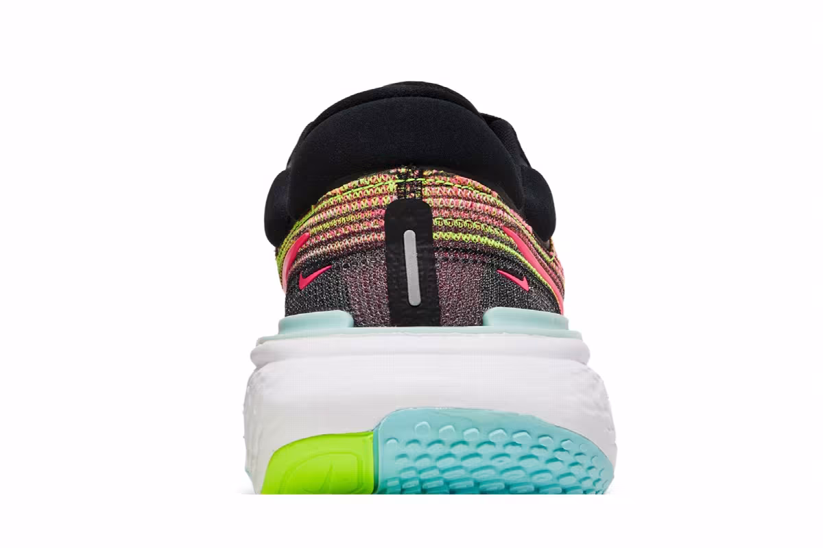 Nike Women's ZoomX Invincible Run Flyknit Volt Bright Mango, view 8