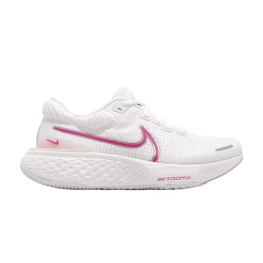 Nike Women's ZoomX Invincible Run Flyknit 2 White Pink Prime