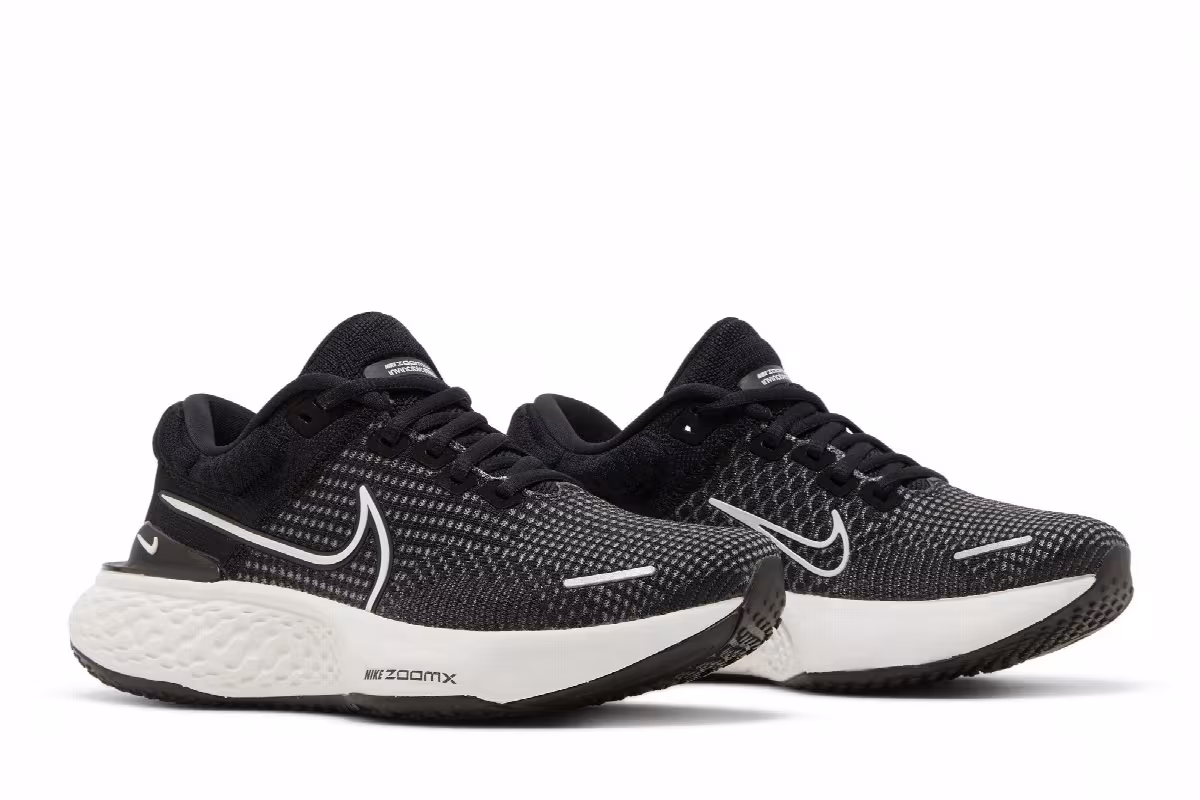 Nike Women's ZoomX Invincible Run Flyknit 2 Black White, view 9