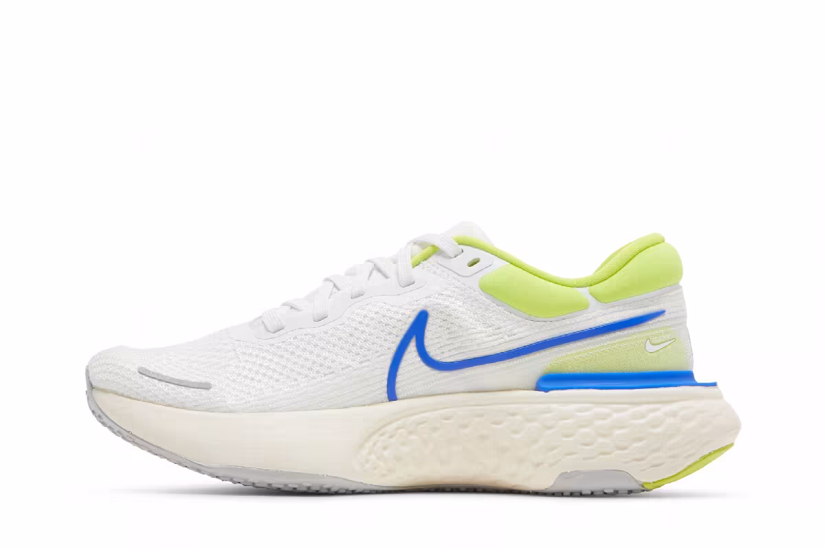 Nike ZoomX Invincible Run Flyknit White Cyber Blue, view 4