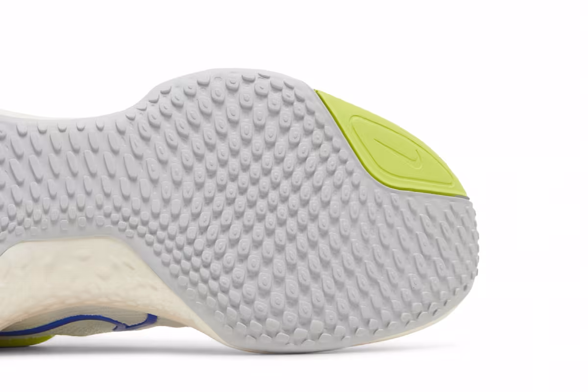 Nike ZoomX Invincible Run Flyknit White Cyber Blue, view 6