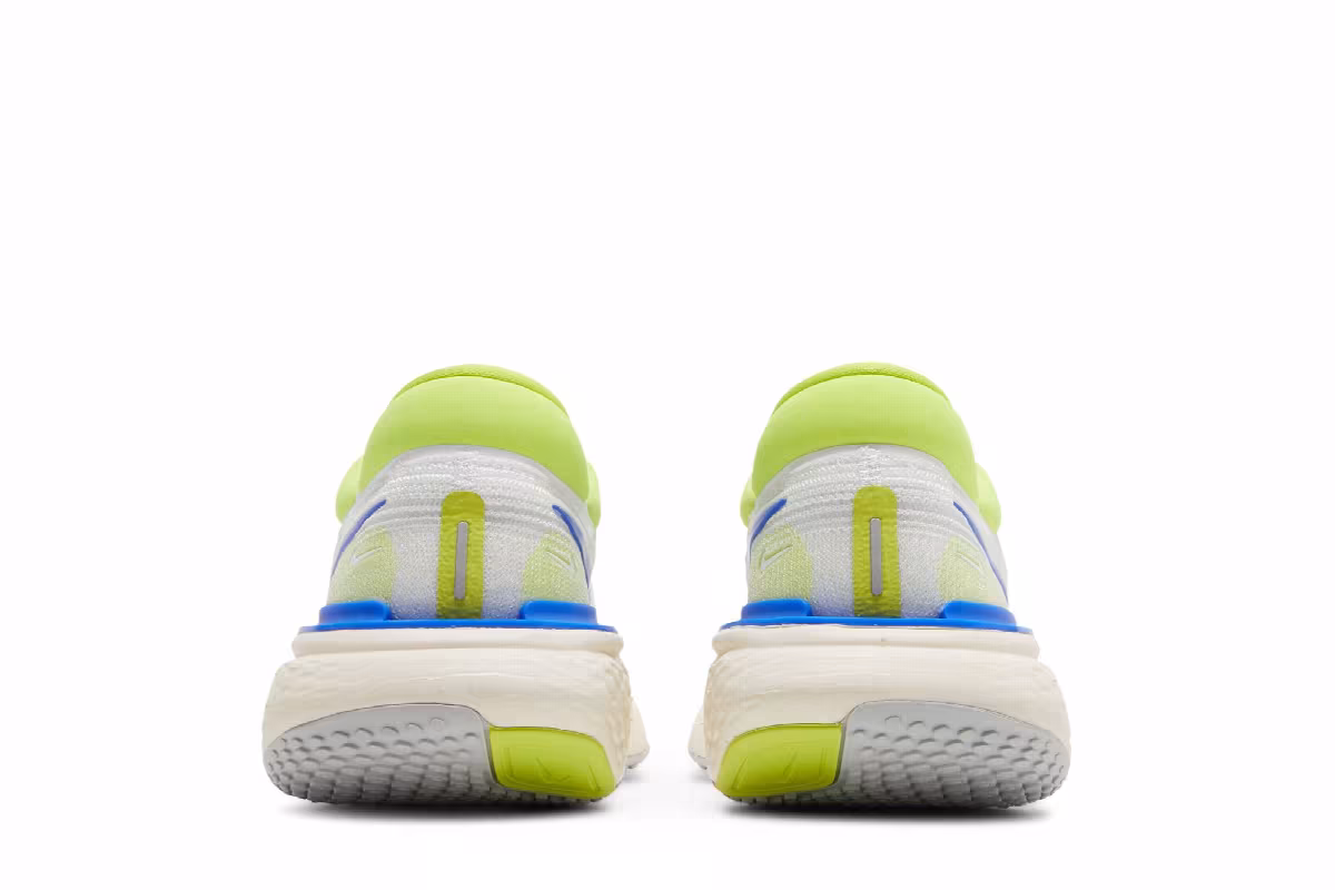 Nike ZoomX Invincible Run Flyknit White Cyber Blue, view 7