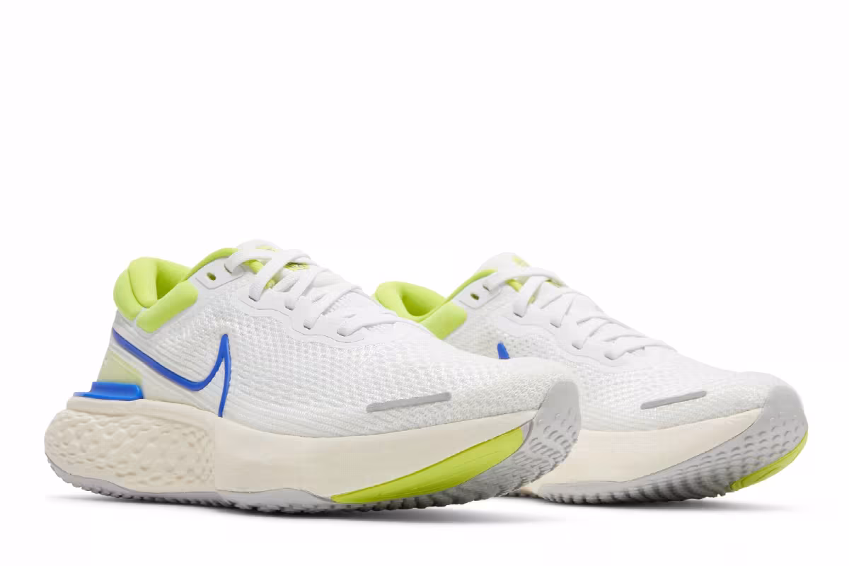 Nike ZoomX Invincible Run Flyknit White Cyber Blue, view 9