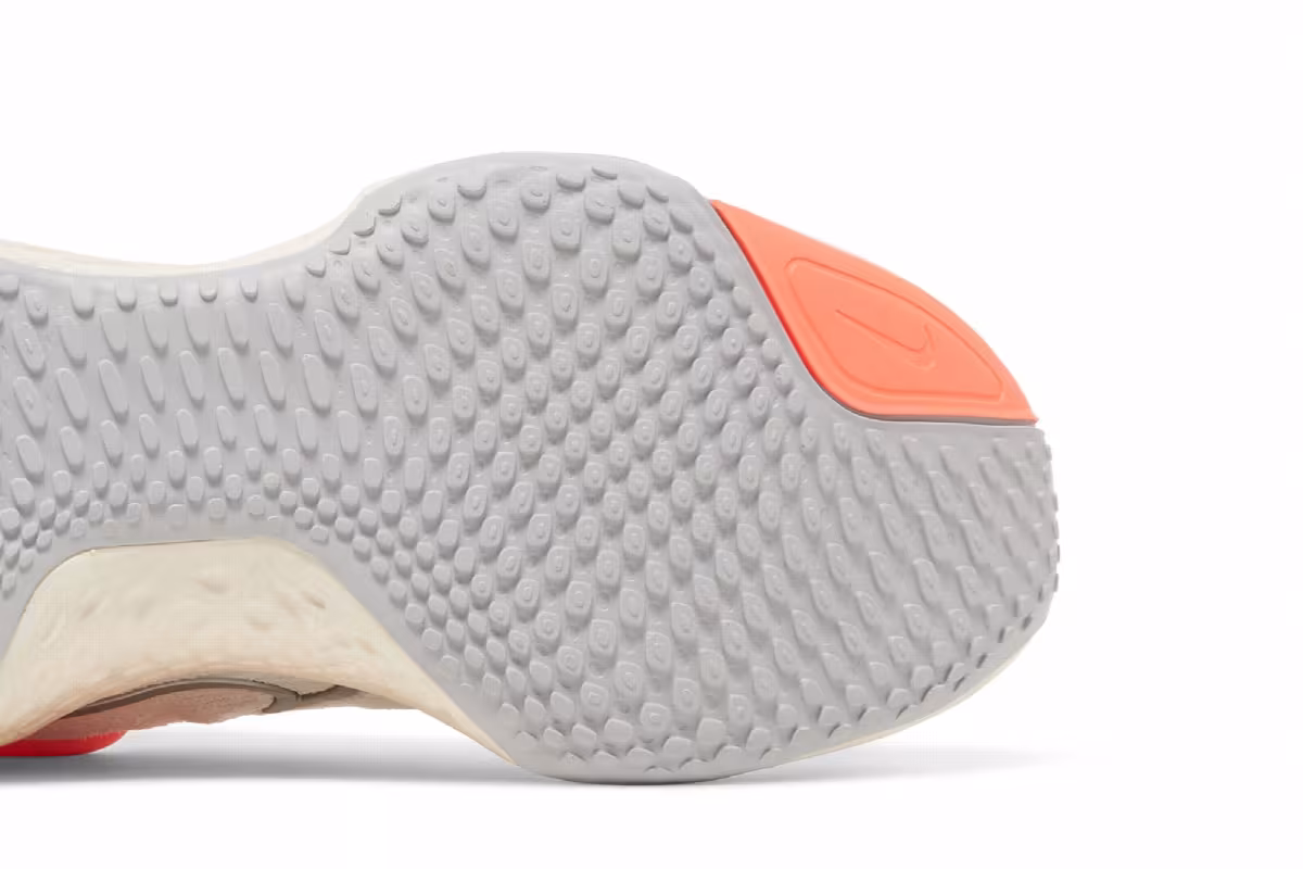 Nike Women's ZoomX Invincible Run Flyknit White Bright Mango, view 6