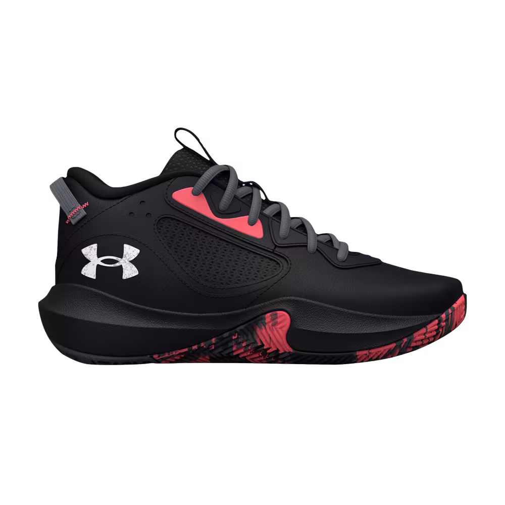 Under Armour Lockdown 6 GS Black Blitz Red