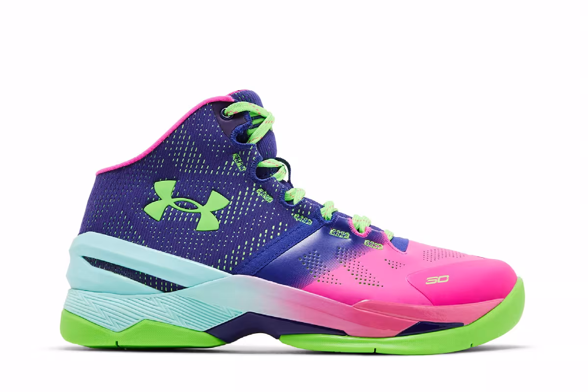 Under Armour Curry 2 GS Northern Lights 2022, view 2