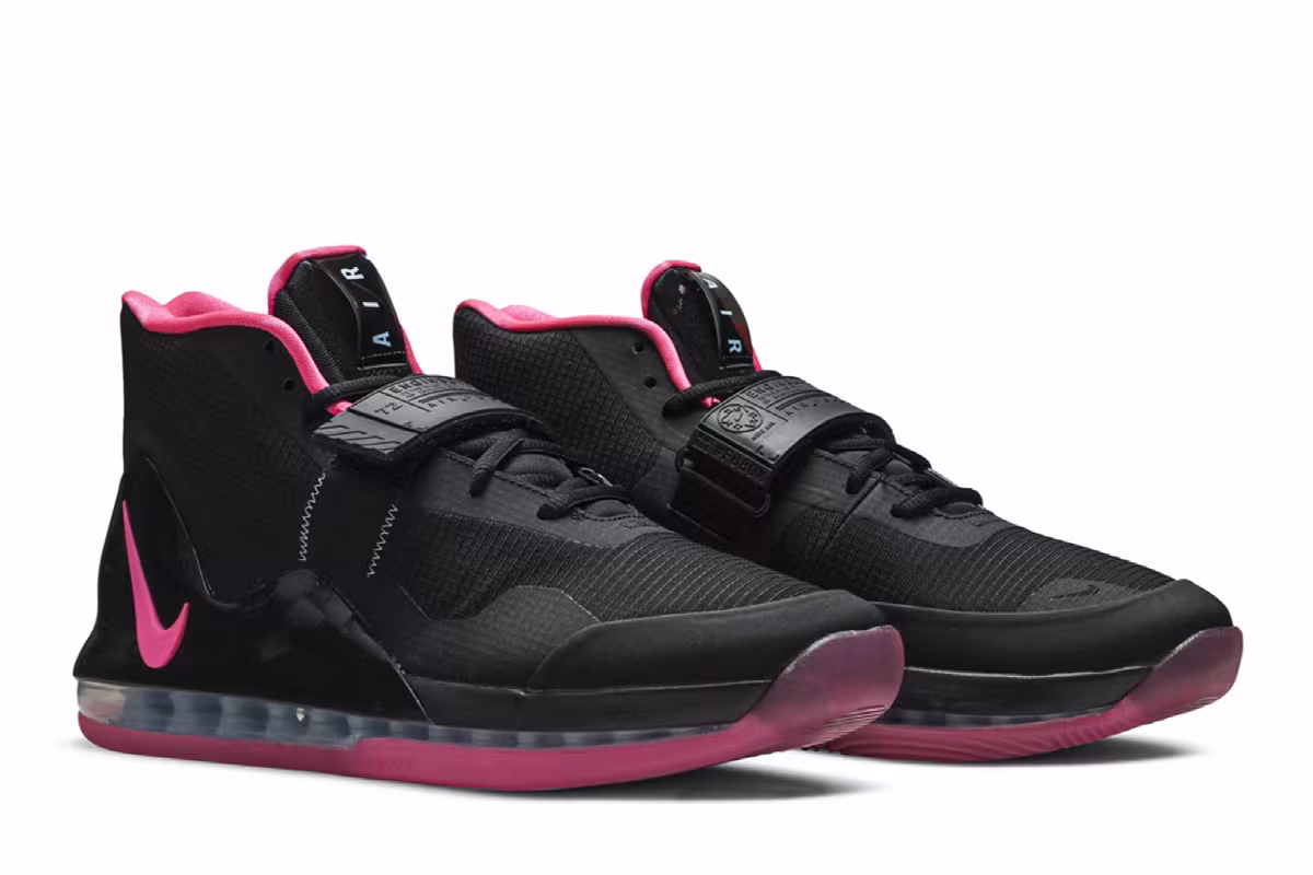 Nike Air Force Max Black Pink Blast, view 9