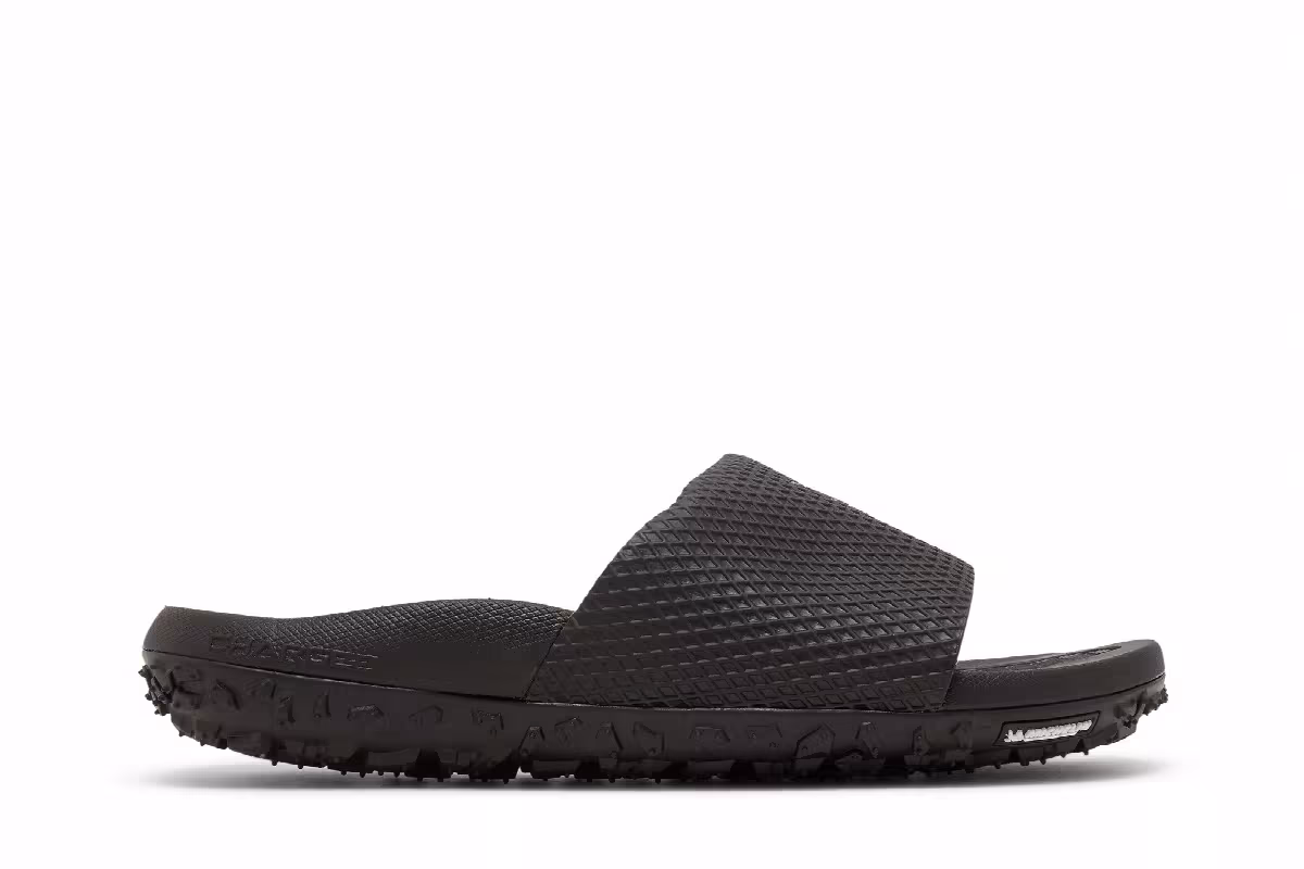 Under Armour Project Rock Slide Black Pitch Grey, view 2